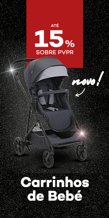 Carrinhos de bebé o com destaque promocional de até 15% sobre preço de Venda ao Público Recomendado